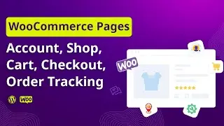 How to Create WooCommerce Pages:  My Account, Cart, Checkout, Shop and Order Tracking Pages 2024
