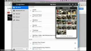 Add Video and Pictures from iPad to Google- SLAM