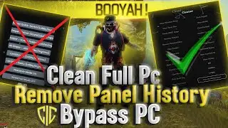 BYPASS PC | HOW TO REMOVE PANEL HISTORY  | HIDE PANEL | PANEL HISTORY CLEANER | CLOUD CLEANER