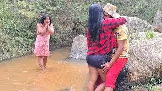 maykinho querendo toma banho com Mariana e Judite fazendo raiva