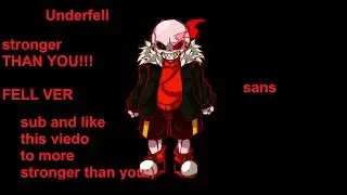 underfell stronger than you fell sans