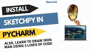 How to install Sketchpy in Pycharm | Draw Iron Man using 3 lines of code 