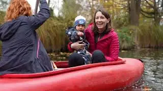 Zavírání řeky Úhlavy v Přešticích...🍁🍂🚣🚣‍♀️🚣‍♂️.
