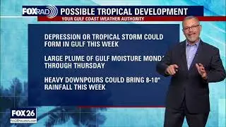 Tropical weather: Chance for development increasing, heavy rain forecasted for Texas Gulf Coast