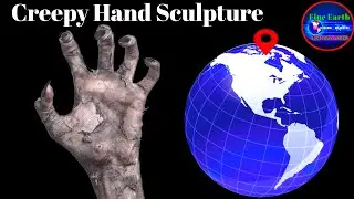 Scary Hand found on Google Earth #fineearthexplore #google_map