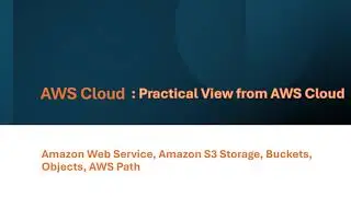 AWS Cloud. #amazon service from practical experience #aws #cloud #s3 #storage #web #service