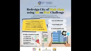 Redesign City of Shah Alam using AR on iPad Challenge (Teaser)