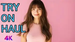 4K Micro Bikini & Lingerie Try-On Haul | Transparent See-Through Dress Showcase