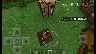 Летс плей MineCraft pe 1серия  (постройка дома!!!)