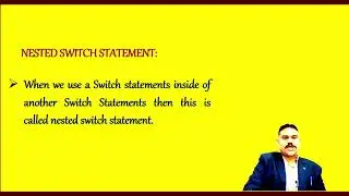 nested switch statement | nested switch statement in C| switch statement |nested switch