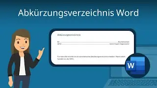 Abkürzungsverzeichnis Word: So geht's! - Studyflix