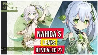 Genshin Impact Nahida Kit Leaks || Genshin impact leaks 2022