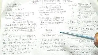 59. Cpython , IRONpython , JYTHON  || implementation of Python  || Python tutorials.
