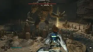 STAR WARS Jedi: Survivor Rancor boss on Jedi master