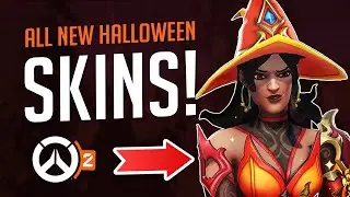 NEW OVERWATCH 2 SKINS | INFERNAL WITCH SYMMETRA + OTHER HALLOWEEN SKINS