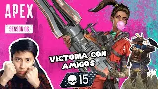 CASI MORIMOS PERO LOGRAMOS GANAR LA PARTIDA(15 KILLS SQUAD) - APEX LEGENDS | THEJOTABROS |