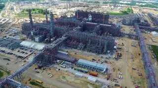 Sasol’s US Mega Project (June 2018) | Latest aerial view of construction