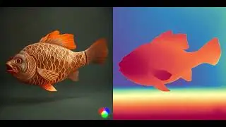 AI Video Depth Estimation using Midjourney + ​⁠RunwayML + Marigold LCM (short ver.)