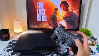 I set up a PS3 and played THE LAST OF US for the first time!