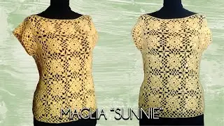 I show you how to MAKE this GORGEOUS “Sunnie” tile sweater | WITHOUT seams