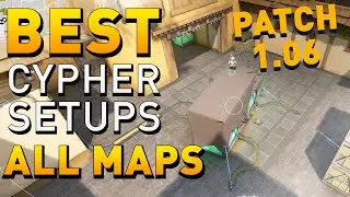 VALORANT - BEST Cypher Camera Spots & Setups on ALL MAPS (Patch 1.06)