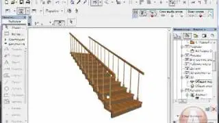 Видео урок по archicad (Деталировка лестницы)