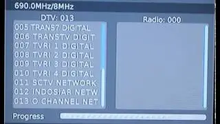 Autosearch set top box DVBT2