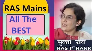 RAS Mains is round the corner. All the best