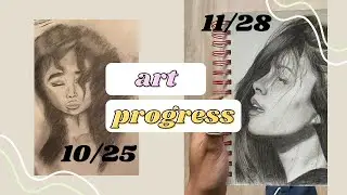 1 month art progress (Oct 2020 - Nov 2020)