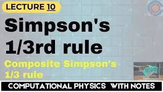 What is Simpson's 1/3rd rule? | Composite Simpson’s 1/3 rule