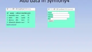 14 Add data in Symfony 4
