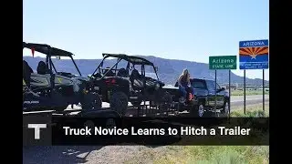 Truck Novice Learns to Hitch a Trailer