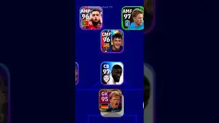Right foot Squad | 3-1-4-2 Formation | efootball 2023 mobile 