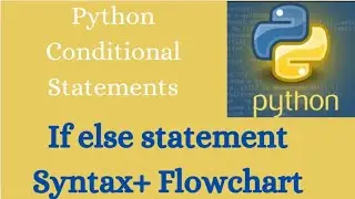 What is If else statement in Python?Syntax and flowchart of if else statement. 