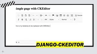 cara menambahkan ckeditor pada django