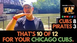 REKAP: ⚾️ Chicago Cubs 8-3 win & sweep of Pittsburgh Pirates. That’s 10 of 12 for the 🔥🔥 Cubs.