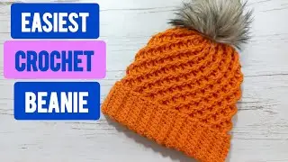 how to make the easiest crochet beanie you ever seen 😊