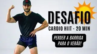 20 min CARDIO para EMAGRECER em casa - queimar gordura e perder a barriga