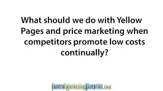 Effectively Advertising and Competing Against Low Cost Competitors