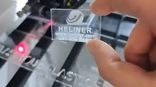Acrylic Engrave and Cut Demo by Heliner New Zealand