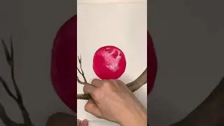 How to draw a bullfinch with paints is simple. Ideas for drawing. Art lessons.