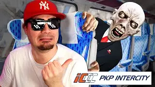 Nigdy NIE JEDŹ pociągiem PKP INTERCITY o 3 W NOCY...🚅 (HORROREK NA WIECZOREK)