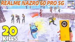 🔥Realme Narzo 60 Pro 5G BGMI Test 2024 With Fps Meter : Frozen Kingdom Mode