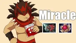 Miracle ( 9000MMR ) Playing Middle BloodSeeker  Dota 2