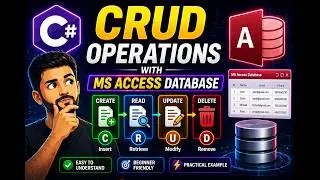 Insert, Update, Delete & Search Operation in C# with MS-Access Database| Pritesh D. Patel