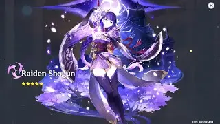 Genshin Impact | Raiden Shogun 5Star Summon Reign of Serenity Banners! (Farm Item Raiden Shogun)