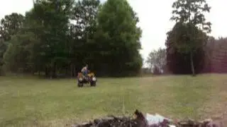 4 wheeler on two wheels