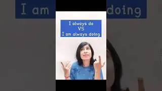 Always - Present Continuous or Simple Present Tense? #learnenglish #englishgrammar #shorts #tense