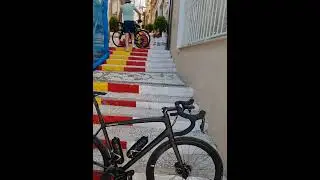 Cycling Calpe SPANISH Stairs😁