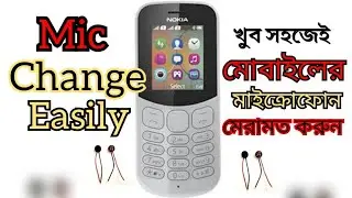 How To Change Replace Nokia Mobile Phone Mic Microphone